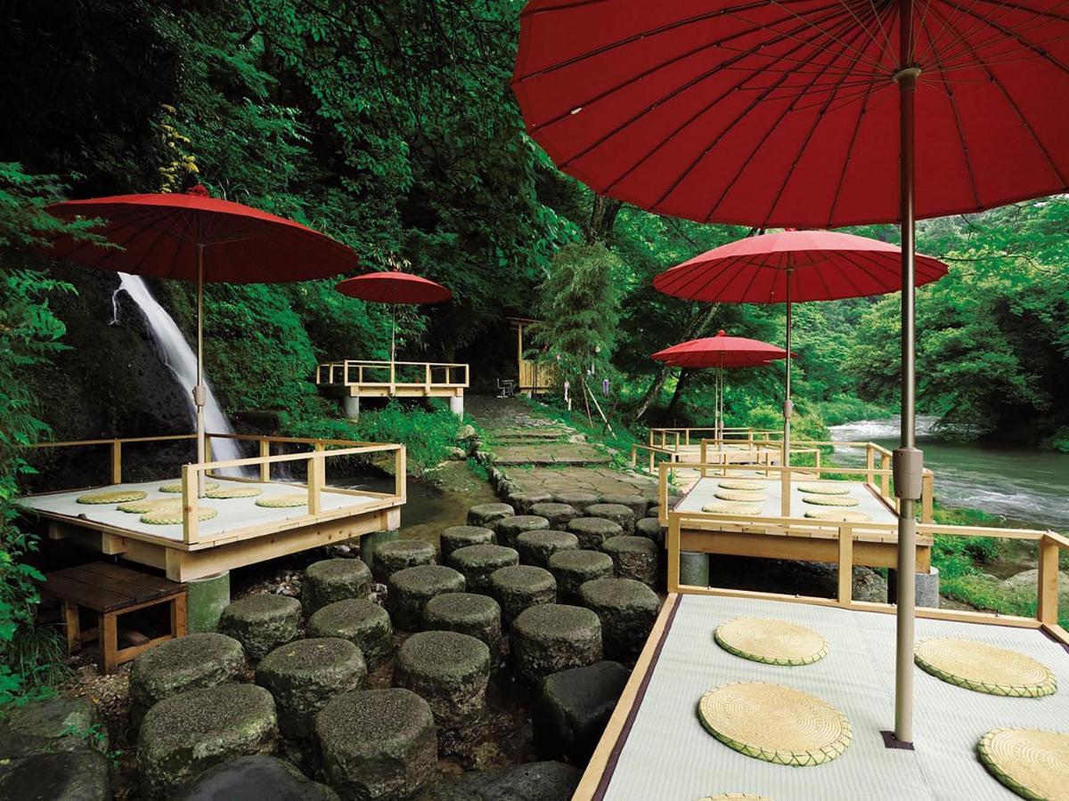 Ooedo Onsen Monogatari Premium Yoshinoya Irokuen Hotel คากะ ภายนอก รูปภาพ