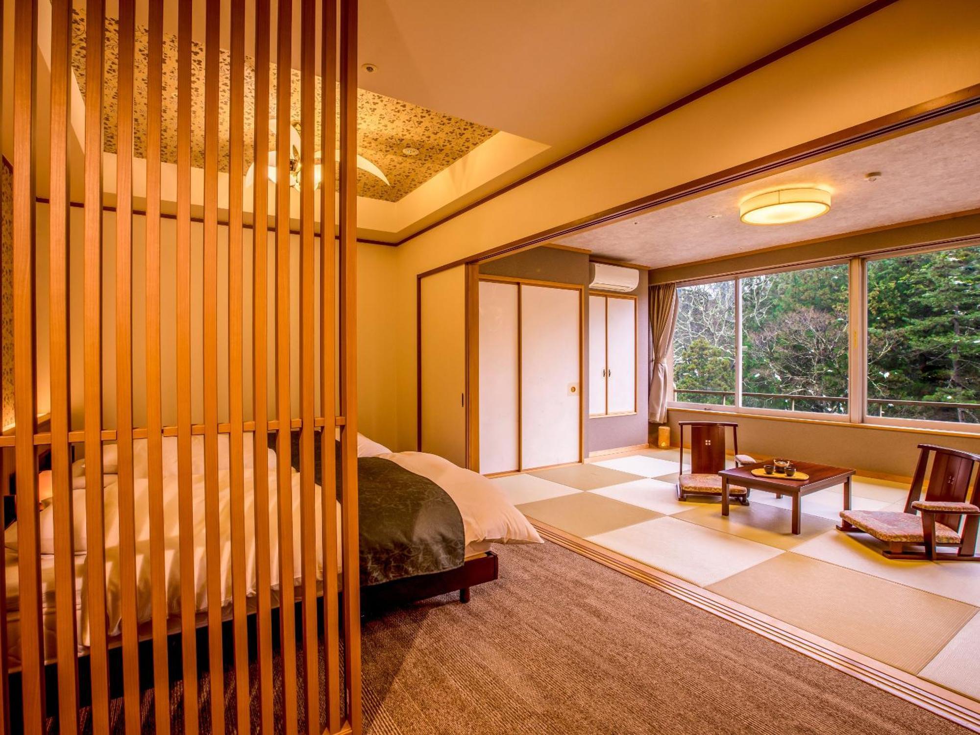 Ooedo Onsen Monogatari Premium Yoshinoya Irokuen Hotel คากะ ภายนอก รูปภาพ