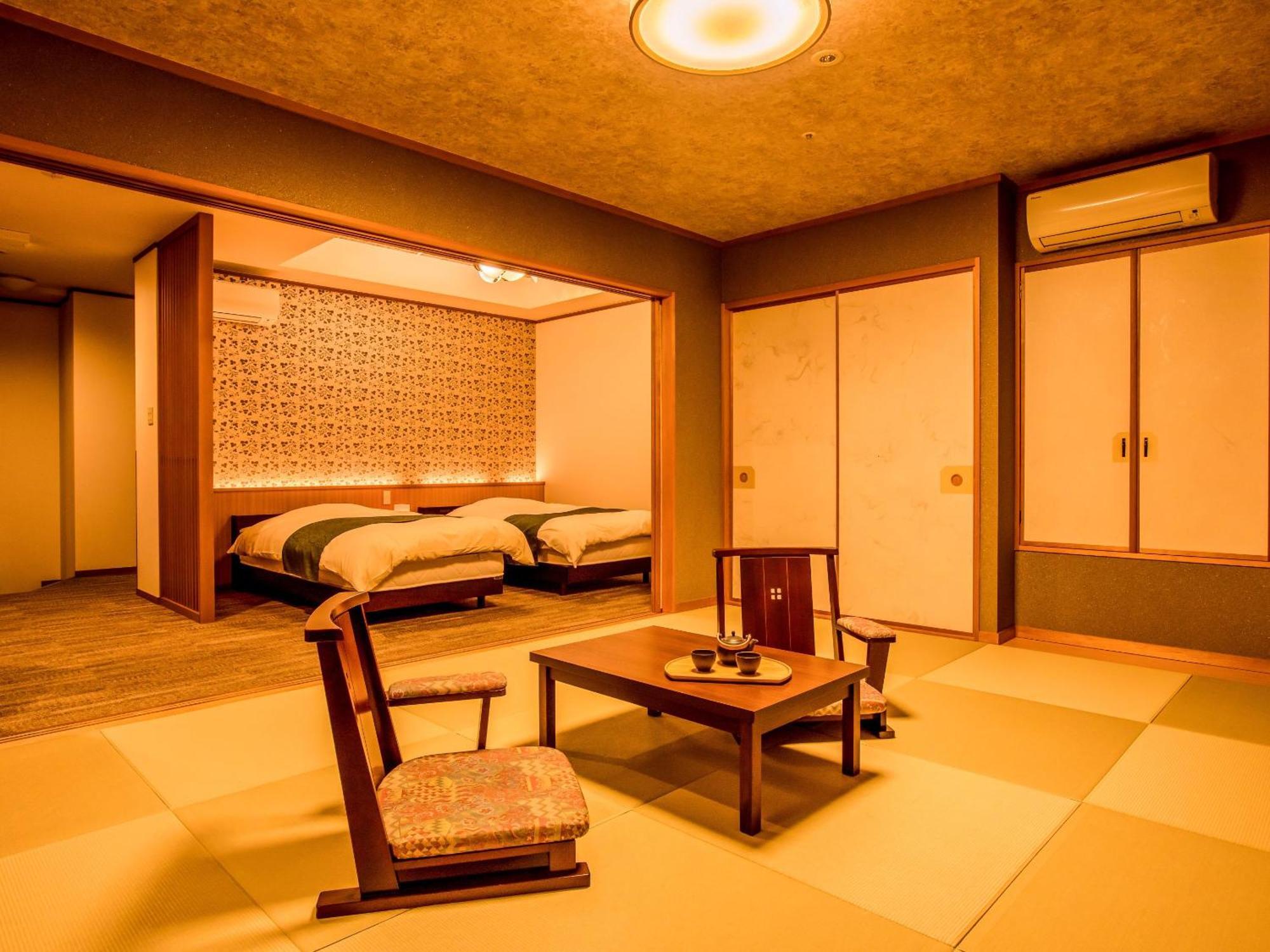 Ooedo Onsen Monogatari Premium Yoshinoya Irokuen Hotel คากะ ห้อง รูปภาพ