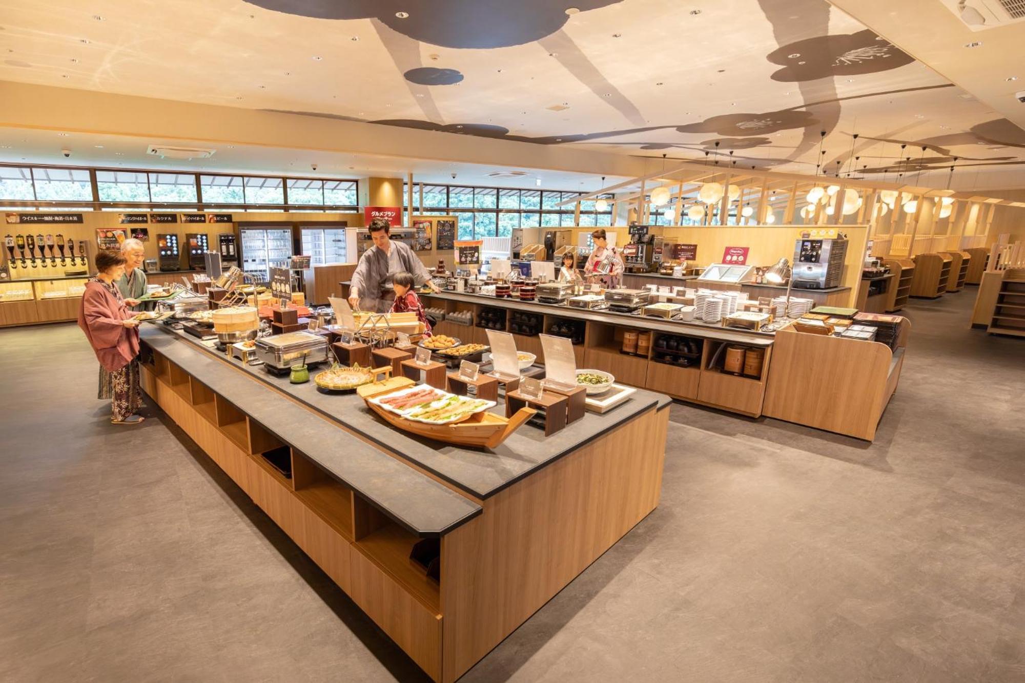 Ooedo Onsen Monogatari Premium Yoshinoya Irokuen Hotel คากะ ภายนอก รูปภาพ
